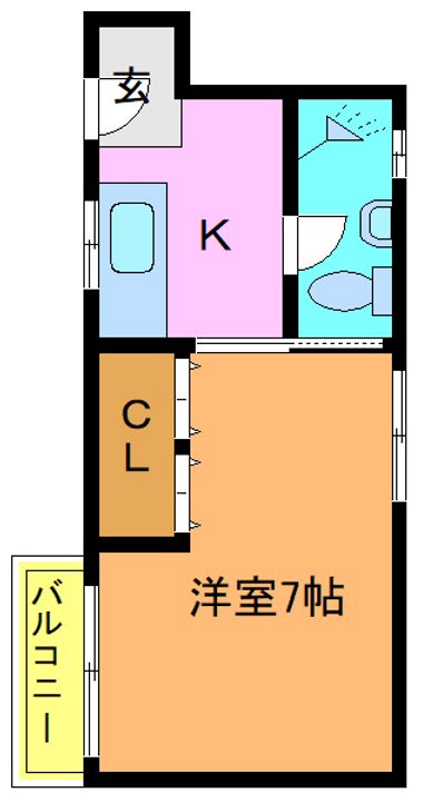 東京都墨田区京島1(マンション)の賃貸物件の間取り