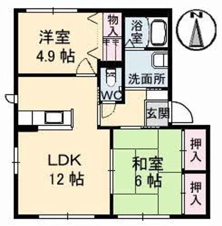エアトベール C棟の間取り