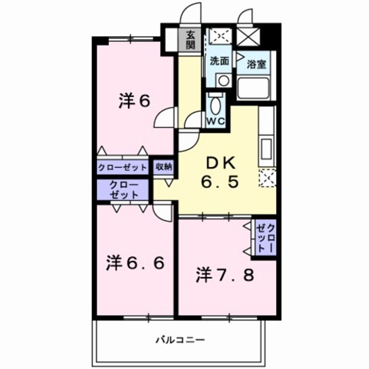 メゾン・ド・ポプラの間取り