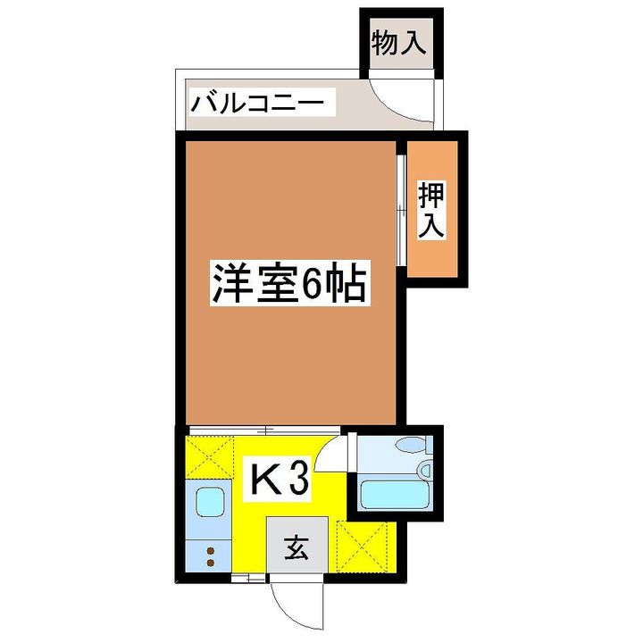熊本県阿蘇郡南阿蘇村大字河陽(マンション)の賃貸物件の間取り