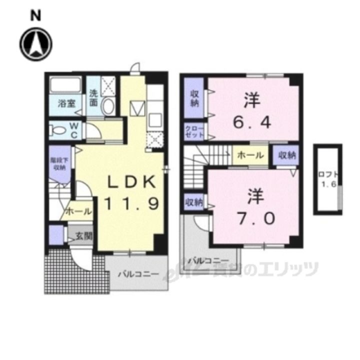 クアトロヴィータの間取り