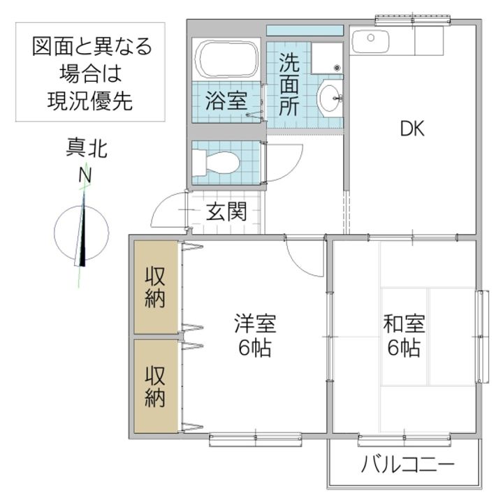 第6TGMソファレ Bの間取り