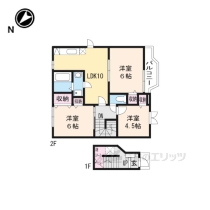 グランエスト2の間取り
