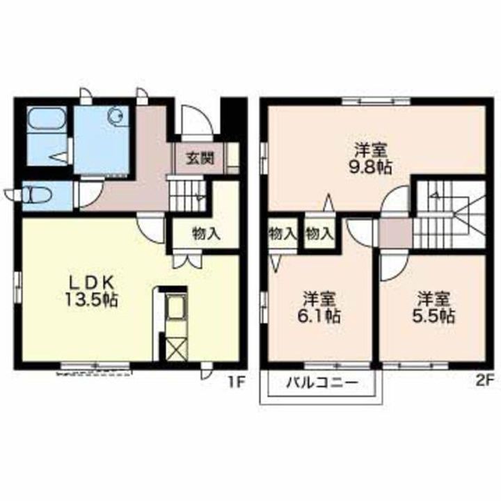 ☆カルティエ六番館の間取り