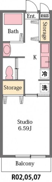 埼玉県東松山市神明町2(アパート)の賃貸物件の間取り