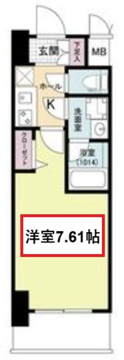 ブランシエスタ天満の間取り