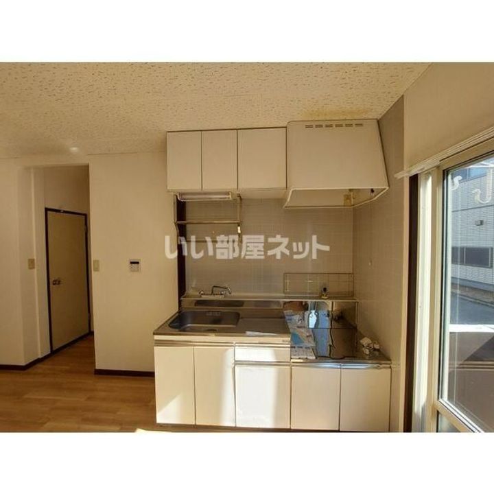 栃木県宇都宮市平松本町(アパート)の賃貸物件のキッチン