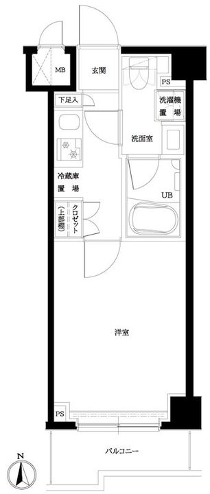 ルーブル横濱吉野町の間取り