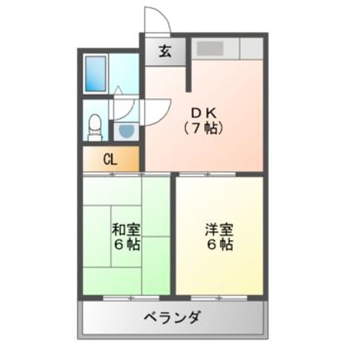 ファミティ弐番館の間取り