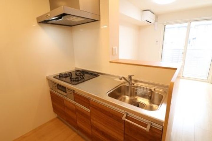 福島県福島市西中央5(アパート)の賃貸物件のキッチン