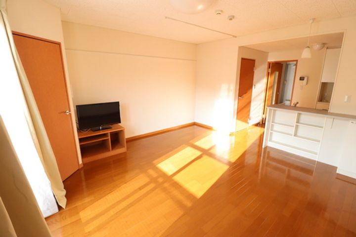 レオパレスひいらぎVの居間