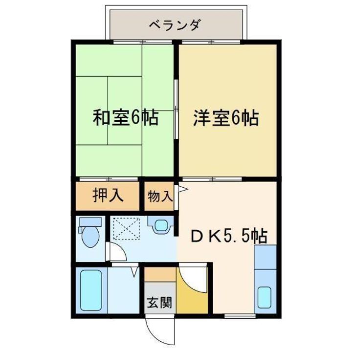 メゾントレビXIIの間取り