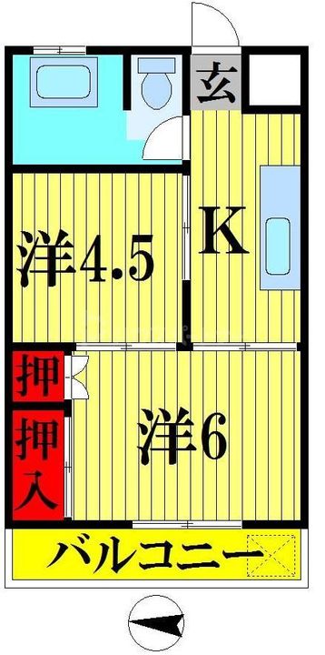 マルマンプルニエコーポの間取り