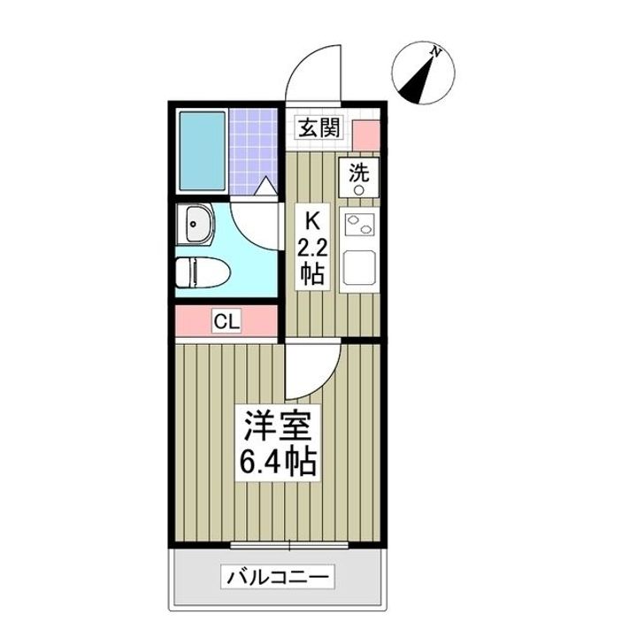 埼玉県川口市戸塚東3(アパート)の賃貸物件の間取り