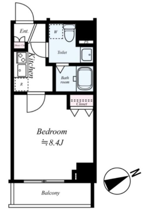 東京都墨田区八広3(マンション)の賃貸物件の間取り