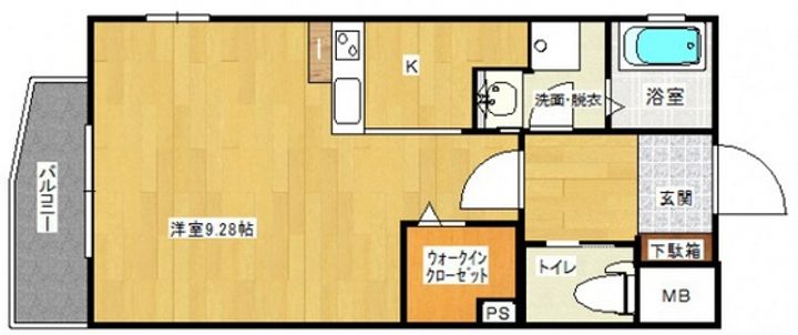 KDXレジデンス舟入幸町の間取り