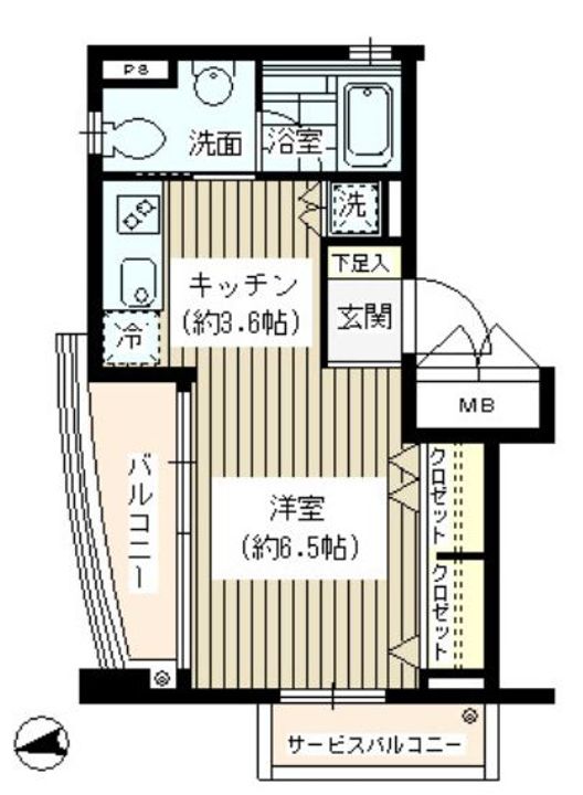 アンシャンテ世田谷の間取り