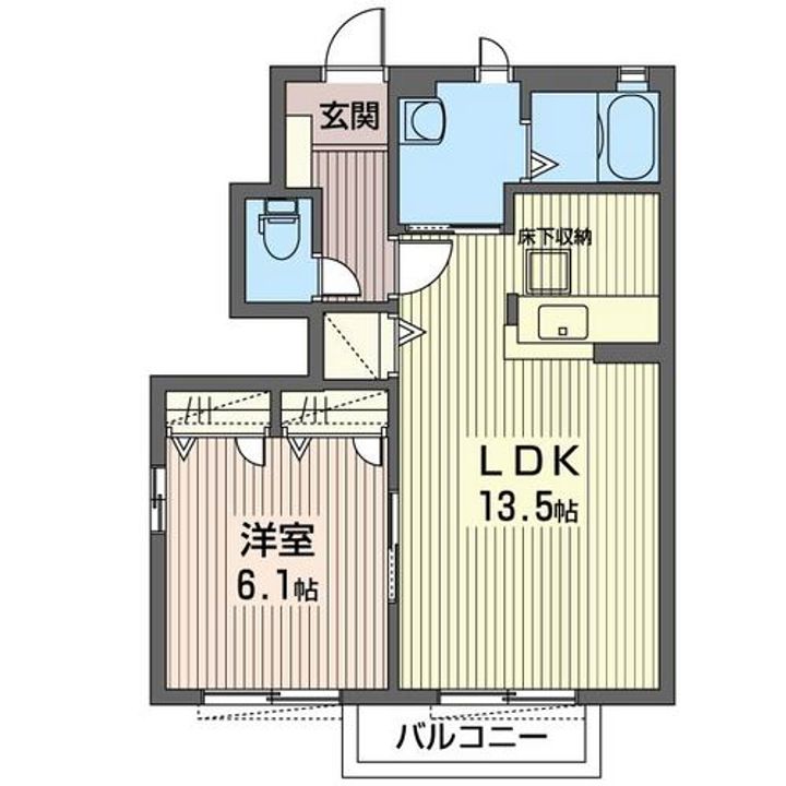 ブランシェ小山Bの間取り