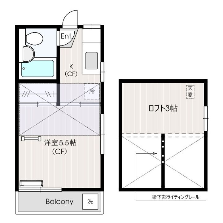リトルハイツの間取り