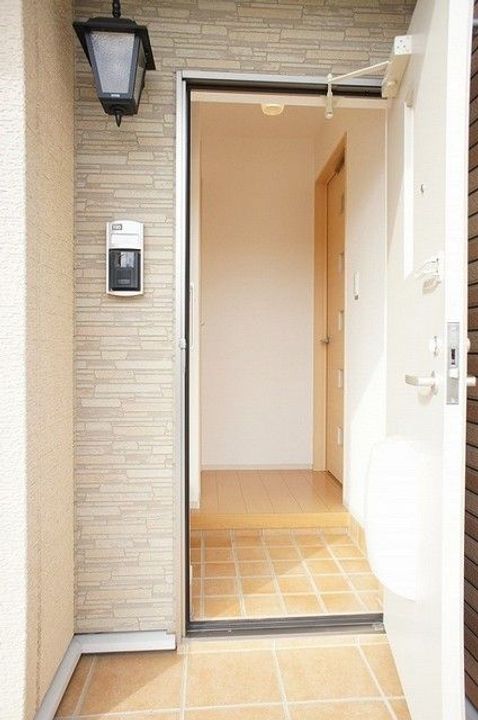 福島県福島市丸子字石名田(アパート)の賃貸物件の玄関