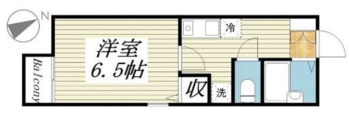 和歌山県和歌山市宇須1(アパート)の賃貸物件の間取り