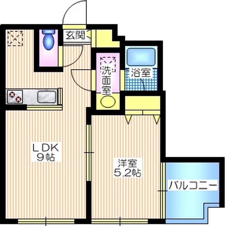 神奈川県大和市中央林間3(マンション)の賃貸物件の間取り