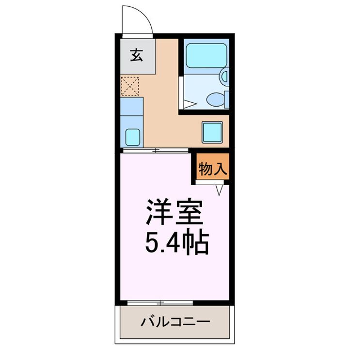 シャトル南の間取り