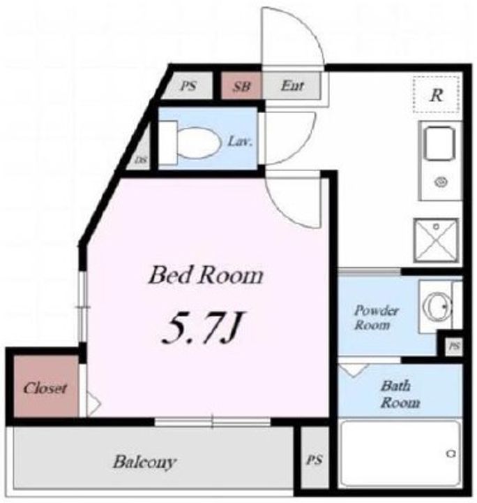 メルディア松戸の間取り