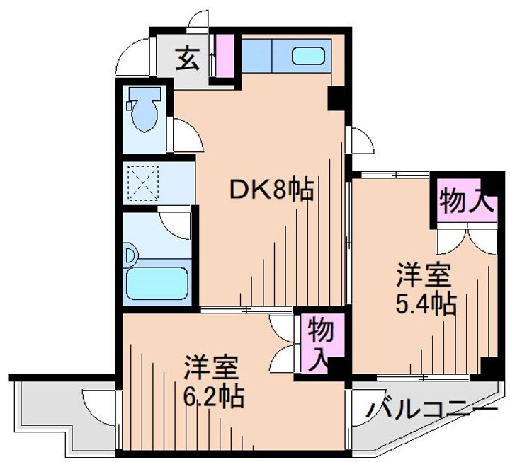 サンクアジュールの間取り