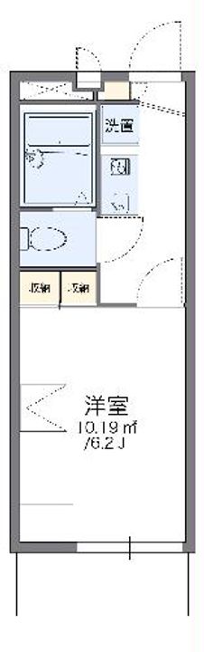 レオパレス麻生川の間取り
