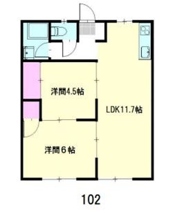 ジュネス86の間取り