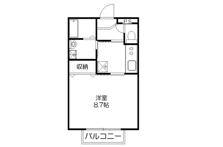 宮城県黒川郡大和町吉岡まほろば2(アパート)の賃貸物件の間取り