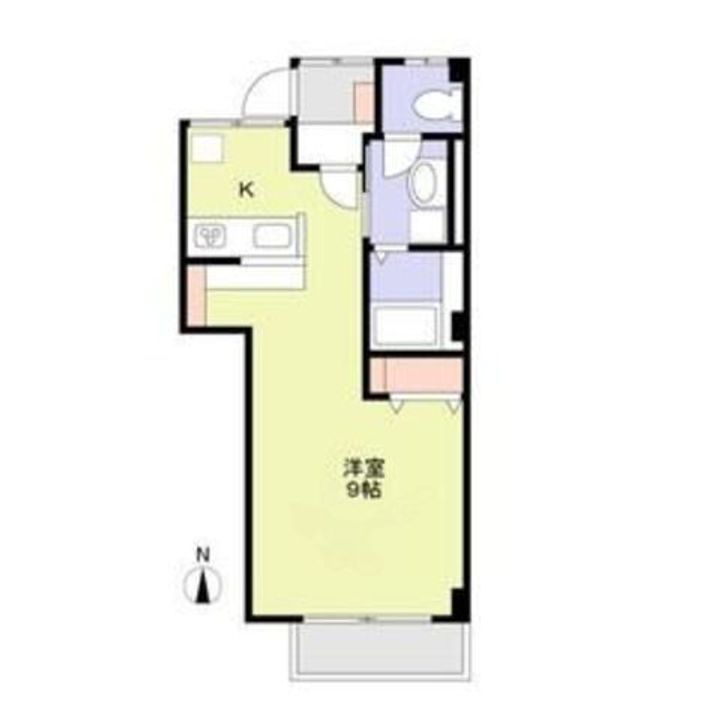マンション向洋の間取り