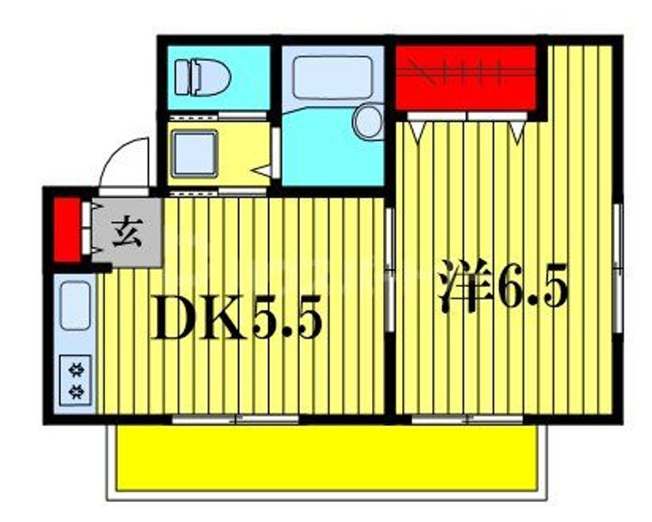 コーポ島の間取り