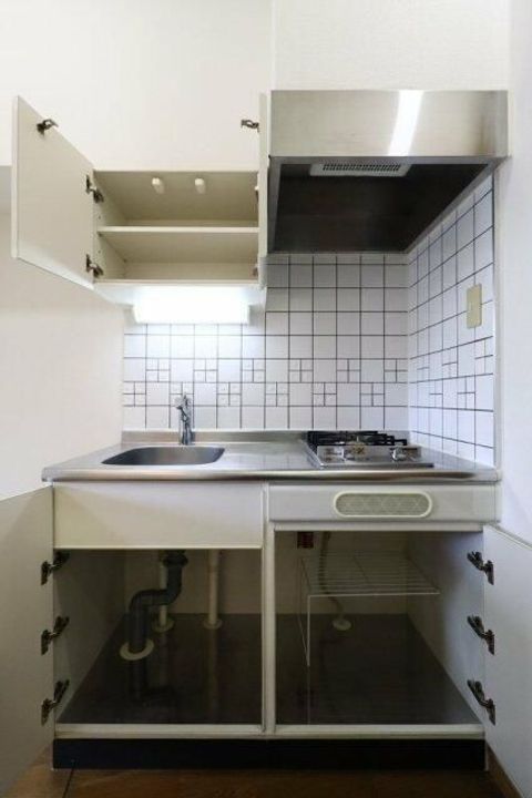 東京都港区三田5(マンション)の賃貸物件のキッチン