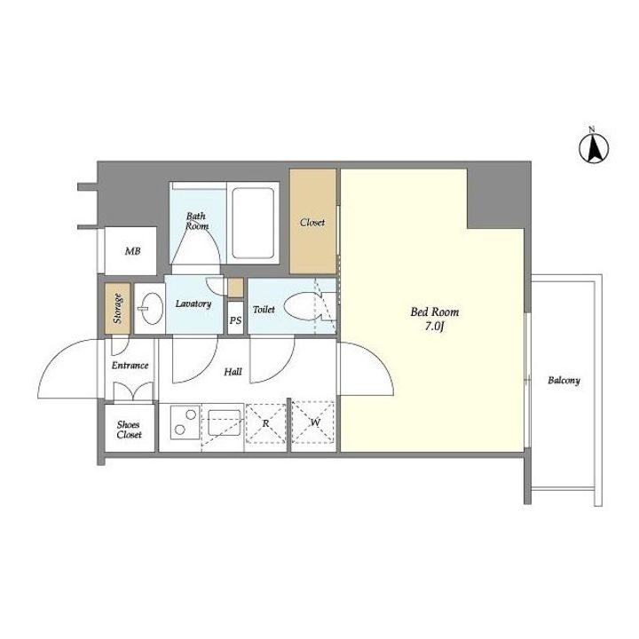 東京都台東区東上野2(マンション)の賃貸物件の間取り