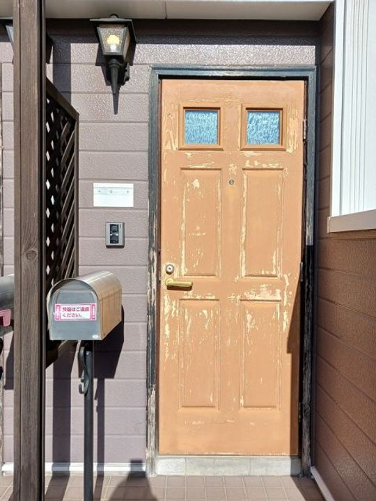 福島県福島市大森字丑子内(アパート)の賃貸物件の玄関