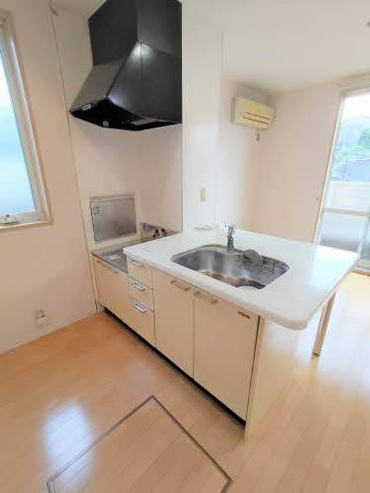福岡県北九州市小倉南区津田3(アパート)の賃貸物件のキッチン