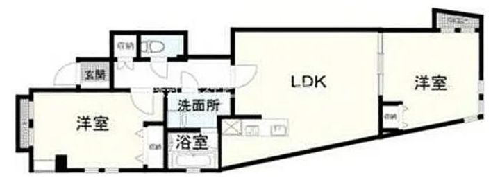 凱風ビルの間取り