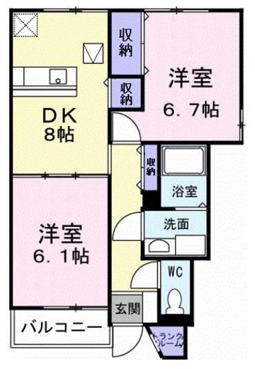 アーバンプレイス IIの間取り