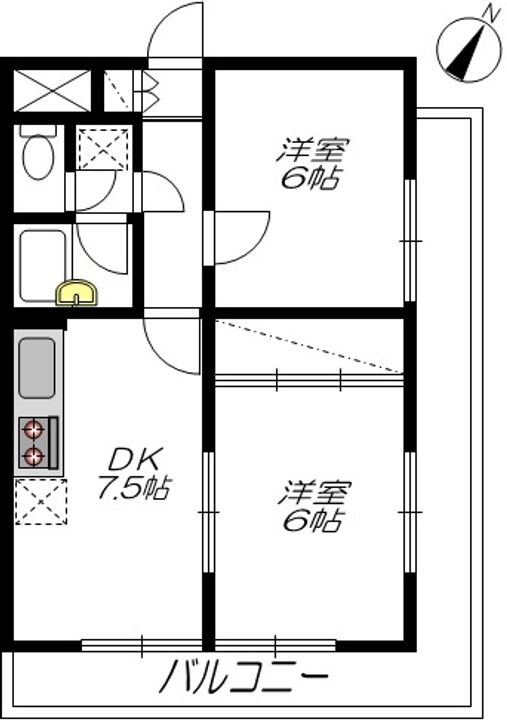ヴィレッジサンドの間取り
