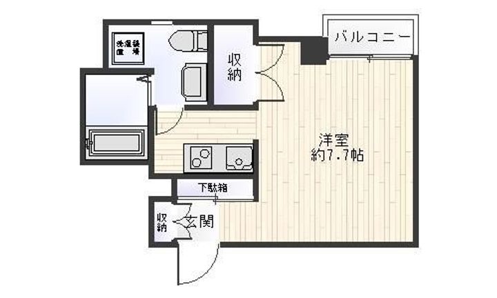 GALETTE 亀戸の間取り