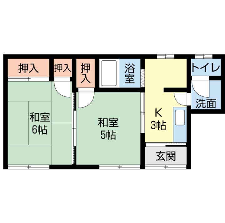 浜丁ビルの間取り