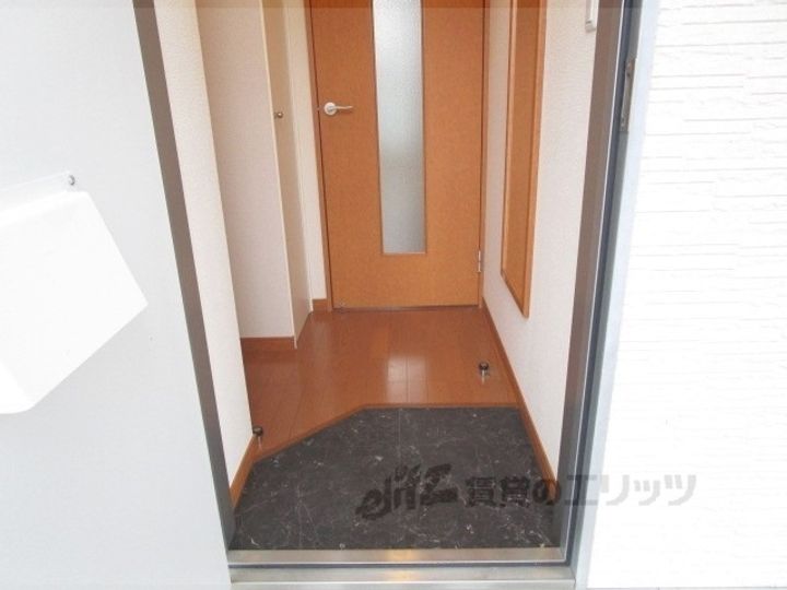 レオパレスルミナスの玄関