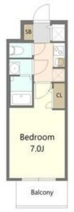 S-RESIDENCE堺浜寺broadの間取り