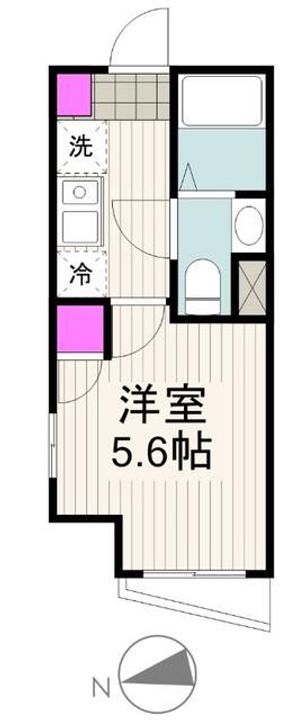 埼玉県三郷市中央5(アパート)の賃貸物件の間取り