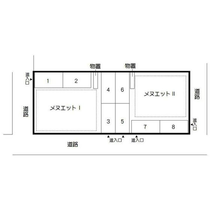 メヌエットIIの地図