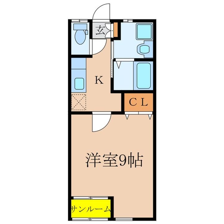 プランドール札元の間取り