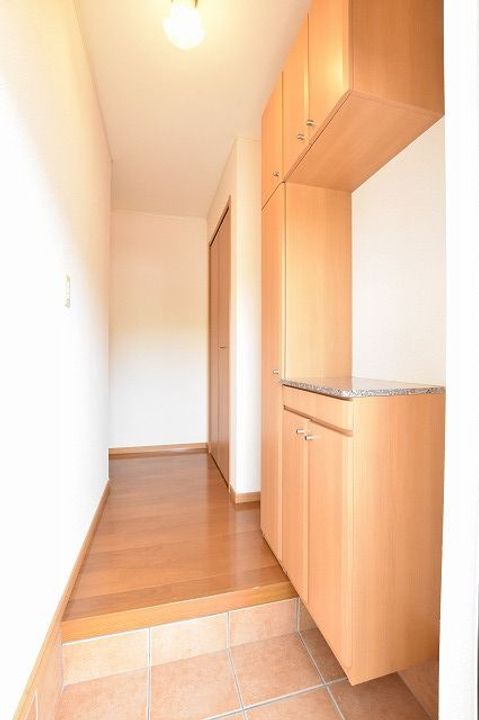 栃木県那須塩原市東小屋(アパート)の賃貸物件の玄関