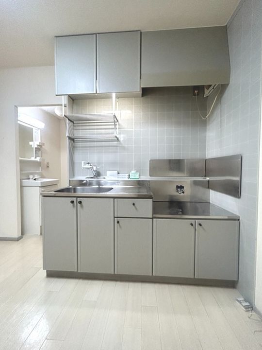アパートメントUのキッチン